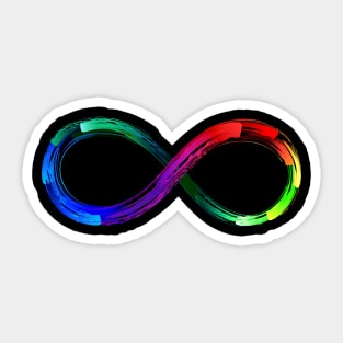 Infinity luminescent paint Sticker